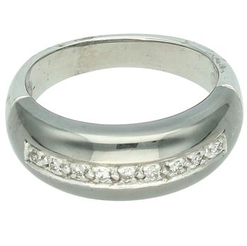 Złoty Pierścionek z Diamentami 585 – Białe Złoto  Rozmiar 12  9 × 0,10 ct białe złoto.jpg